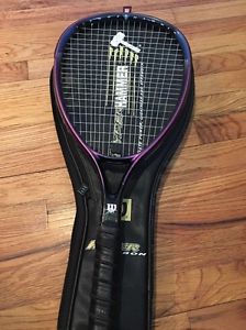 Nice Wilson Sledge Hammer 3.8 110 Sq In Racquet With Case