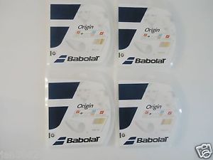 x NEW BABOLAT ORIGIN 125 / 17G TENNIS STRING SETS