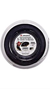 Solinco X-Natural Tennis String Reel-16G-Black