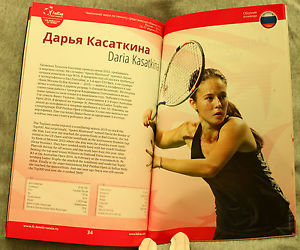 2016 Russia v Belarus FedCup WorldGroup play-off tie in Moscow booklet