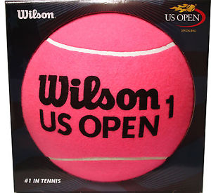 Wilson US Open PINK Jumbo 9 Inch Tennis Ball