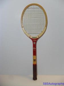 ANTIQUE VTG 1960s TONY TRABERT WILSON CAPRI MODEL WOODEN TENNIS RACQUET RACKET