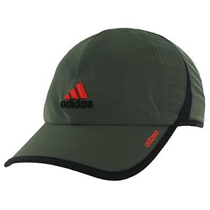 adidas Men's Adizero II Cap, One Size, Base Green/Black/Orange