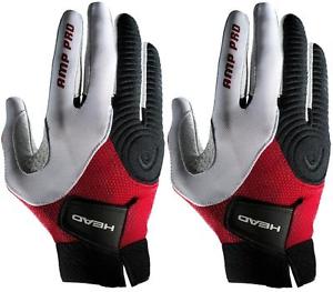 2 (two gloves) AMP Pro Racquetball glove Right Extra Large, (squash badminton)