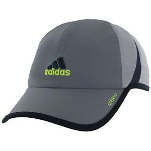 adidas Men's Adizero II Cap, One Size, Grey/Clear Onyx/Midnight/Frozen Yellow