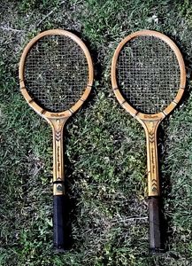 Antique WILSON Famous Player Series International Model Cat Gut Tennis Racquet B