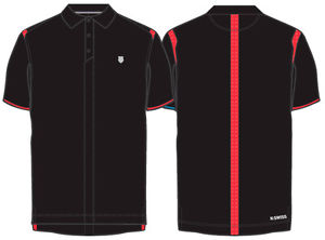 K-swiss performance Polo hypercourt ii black/fiery red