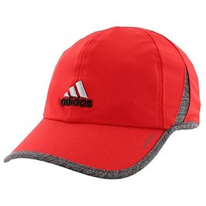 adidas Mens Adizero Ii Cap, Power Red/Black/Deepest Space Heather, One Size