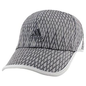 adidas Men's Adizero II Cap, One Size, Grey/Onix/Net Print