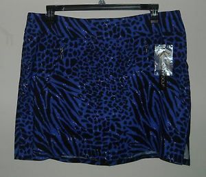 NWT Women's DKNY Golf by Jamie Sadock  Skirt Size 18 Color Bahama Blue