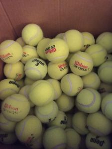 150 USED INDOOR HARD COURT  TENNIS BALLS --  HIGH QUALITY ! WOW LQQK HERE!