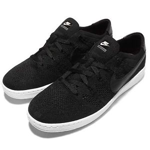 Nike Tennis Classic Ultra Flyknit Black White Mens Casual Trainers 830704-001