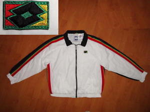 vtg BORIS BECKER LOTTO TENNIS ZIPPER JACKET MENS XXL