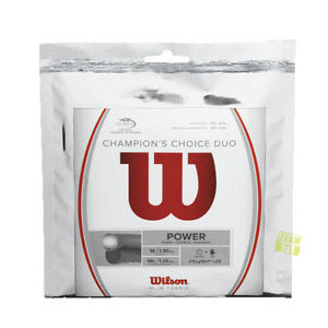 Wilson Cuerdas de tenis ELECCIÓN DE CAMPEONES DUO ALUMINIO Rough+Bueno 1,25+