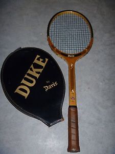 VTG TAD DAVIS DUKE Tennis Racket Original Cover Beautiful Excellent