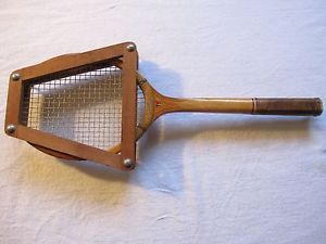 Vintage Cortland "National" Wood Tennis Racket With Press 1930's?