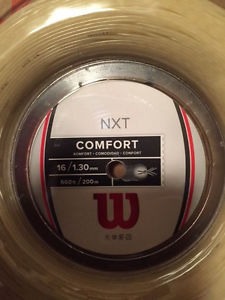 Wilson NXT Comfort Tennis String 660 ft reel, 16 gauge