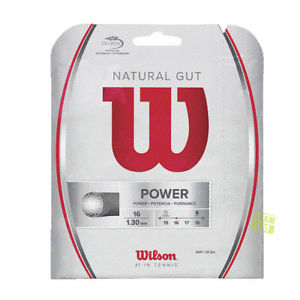 Wilson Cuerdas De Tenis Power natural 1,3mm 16 Set natural