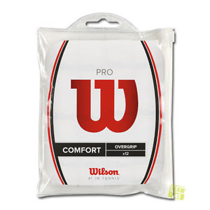 Wilson Cintas agarre Overgrips confort PRO OVERGRIP'S 12 Pack blanco