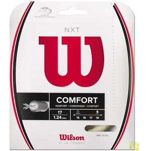 Wilson Cuerdas de tenis Confort NXT 17 1,24mm Set natural