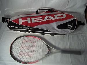 WILSON U.S OPEN 25 TITANIUM TENNIS RACQUET - WITH HEAD ATP WORLD TOUR BAG