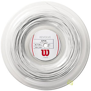 Wilson Cuerdas de tenis Cuerda GIRAN EN REEL 200m 16 1,30mm blanco