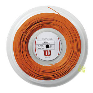 Wilson Cuerdas de tenis Spin GIRAN EN 17 REEL 1,25mm 200m Rollo naranja