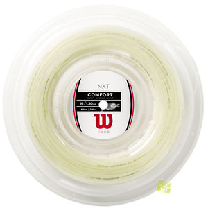 Wilson Cuerdas de tenis Confort NXT 16 REEL 1,3mm 200m Rollo natural