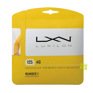 Wilson Cuerdas de tenis Cuerda LUXILON 4G SET 16L 1,25mm oro