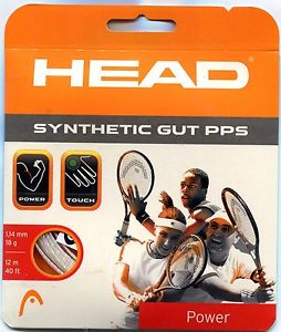 (5 ) HEAD SYNTHETIC GUT PPS 18ga TENNIS STRING   