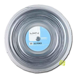 Luxilon Cuerdas de tenis Big Banger ALU POWER 125 ROUGH 220M 16L plata