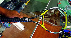 New Rare YONEX RDS 001 MP 98 Latest PJ Tennis Racquet 4-1/2 + EXTRAS