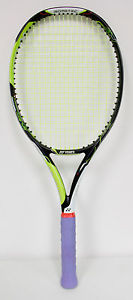 USED Yonex Ezone AI 100 4 & 1/2 Pre-Strung Tennis Racquet