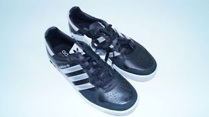 *NEW*Adidas Grand Slam G.S. II Tennisshoes black size US 8,5 = UK 8 silver white