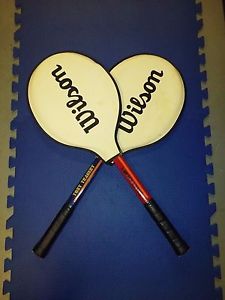 Vintage Wilson Tony Trabert + Nancy Richey Tennis Racquets with Original Cases