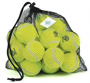 Pressureless Tennis Balls With Mesh Carrying Bag, Sturdy and Durable, Long - By