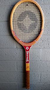 Spalding Tracy Austin Vintage Wood Tennis Racquet with Cover 4 1/4" Light