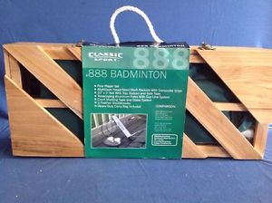 Badminton Pro Set Racket Shuttlecocks Sport Games Party Picnic New RETAIL$150.00