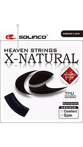 Solinco X-Natural Tennis String Set-16G-Black