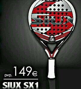 Siux SX1 pala de padel para jugadores de nivel medio-bajo