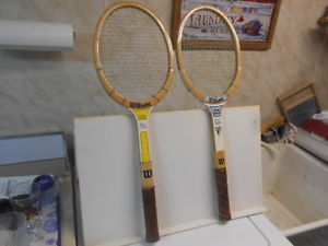 2 Vtg. Wilson Chris Evert "Miss Chris" & "Professional Champ" Tennis Racquets