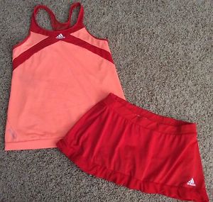 Adidas Adizero Formotion ClimaCool Tennis Set Skirt SKORT + Shirt Large MINT