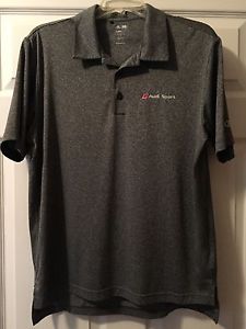 Adidas Men's ClimaLite Gray Audi Sport Polo Size Small