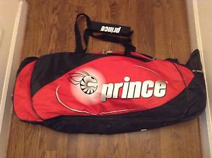 12W X 16H X 38L Red Black Prince Touring Tennis Duffle Bag