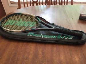 Prince ThunderLite 4-3/8 Oversize 110 Tennis Racquet OS Nice Normal Use W/cover