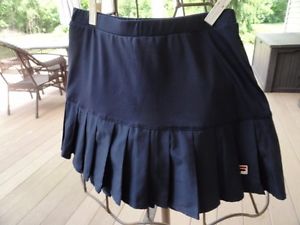 Women's FILA Nay Blue Tennis XS Pleaded Skirt Skort NWOT