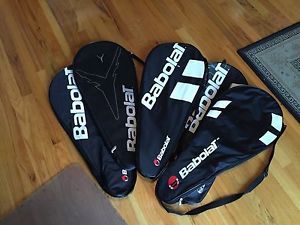 6 assorted babolat tennis cases