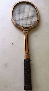 Vintage Wooden T A Davis TAD Imperial Deluxe Tennis Racket Racquet Grip 4 5/8