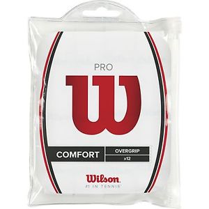 2015 Wilson Pro Tennis Raquet Overgrip 12 Pack White