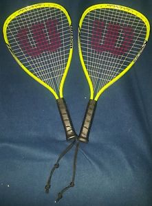 Lot of 2 Wilson XPRESS Racquetball Racquet titanium crushing power